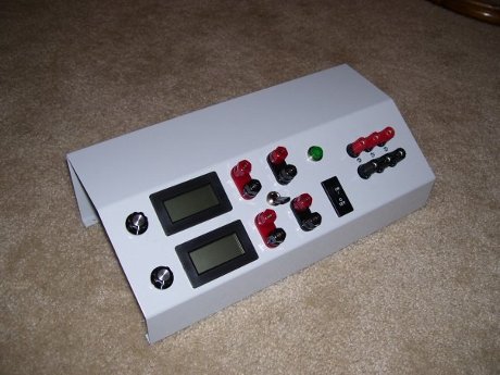 Power supply case with connectors